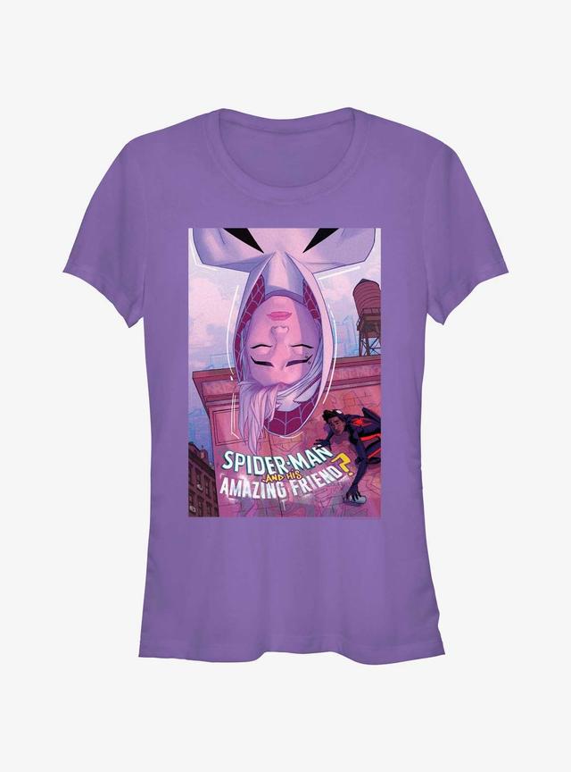 Spider-Man Spider Gwen Amazing Friend Girls T-Shirt Product Image