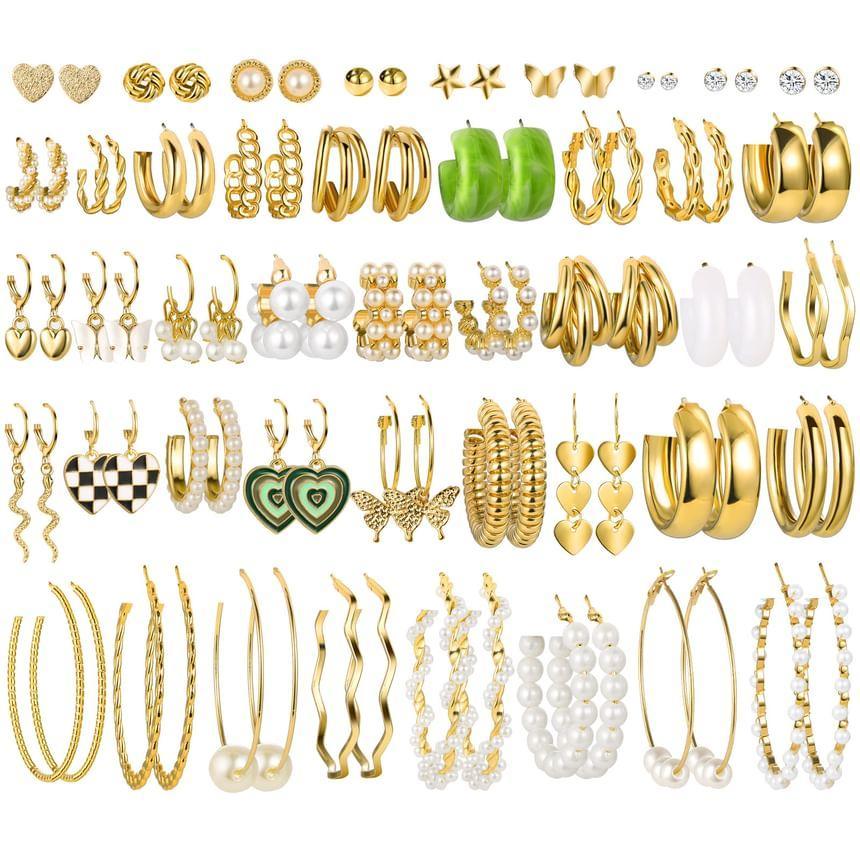 Metallic Earring Set Product Image