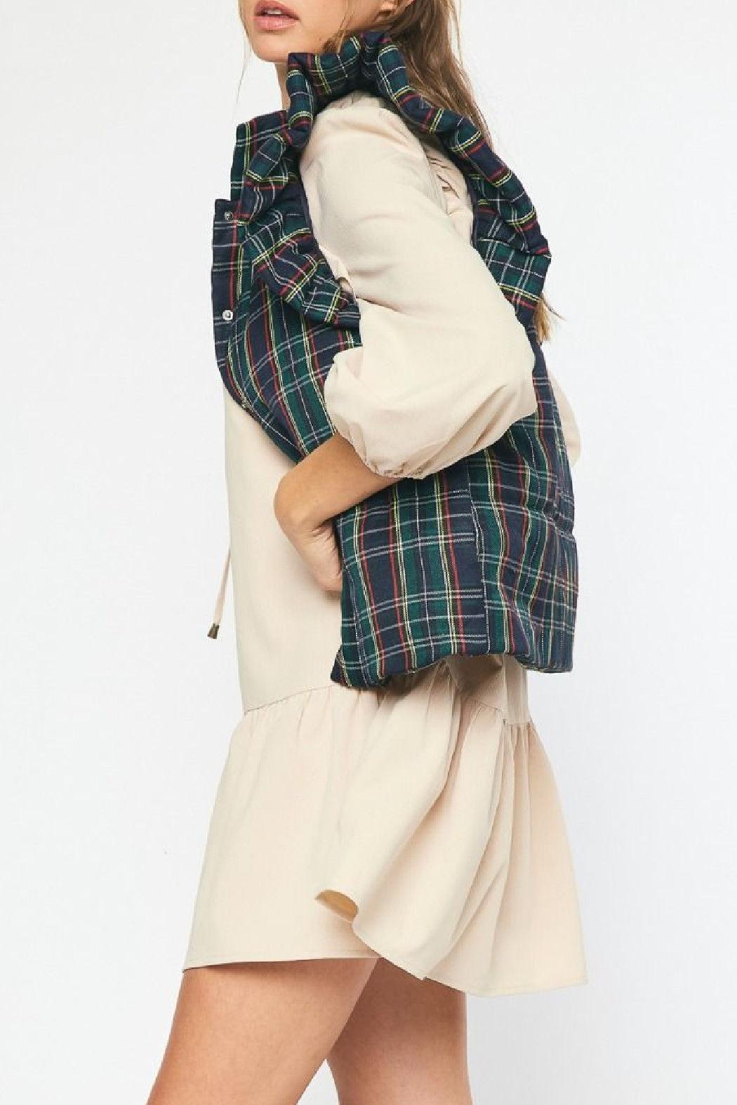 Plaid Vest Product Image