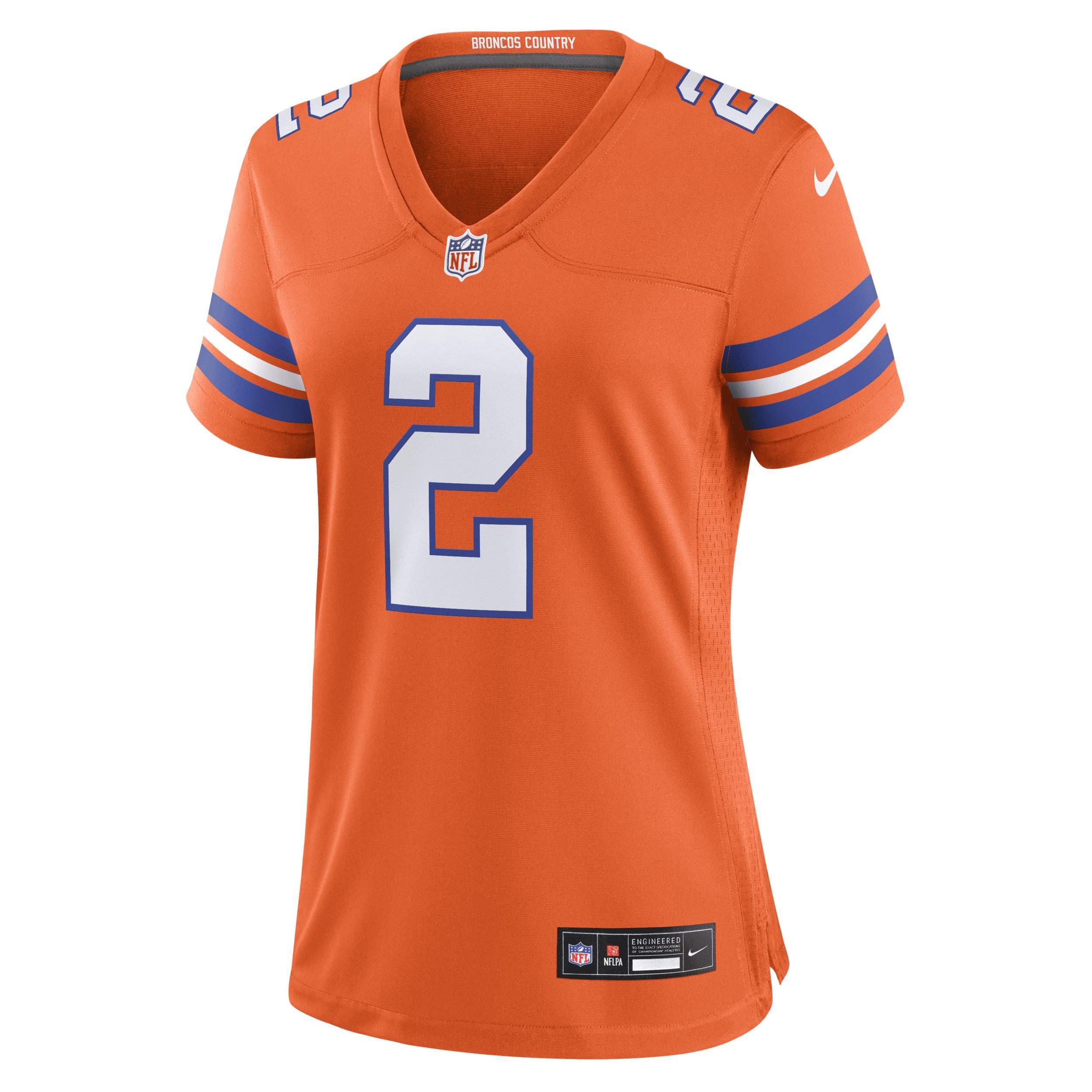 Patrick Surtain II Denver Broncos Nike Womens NFL Game Football Jersey Product Image