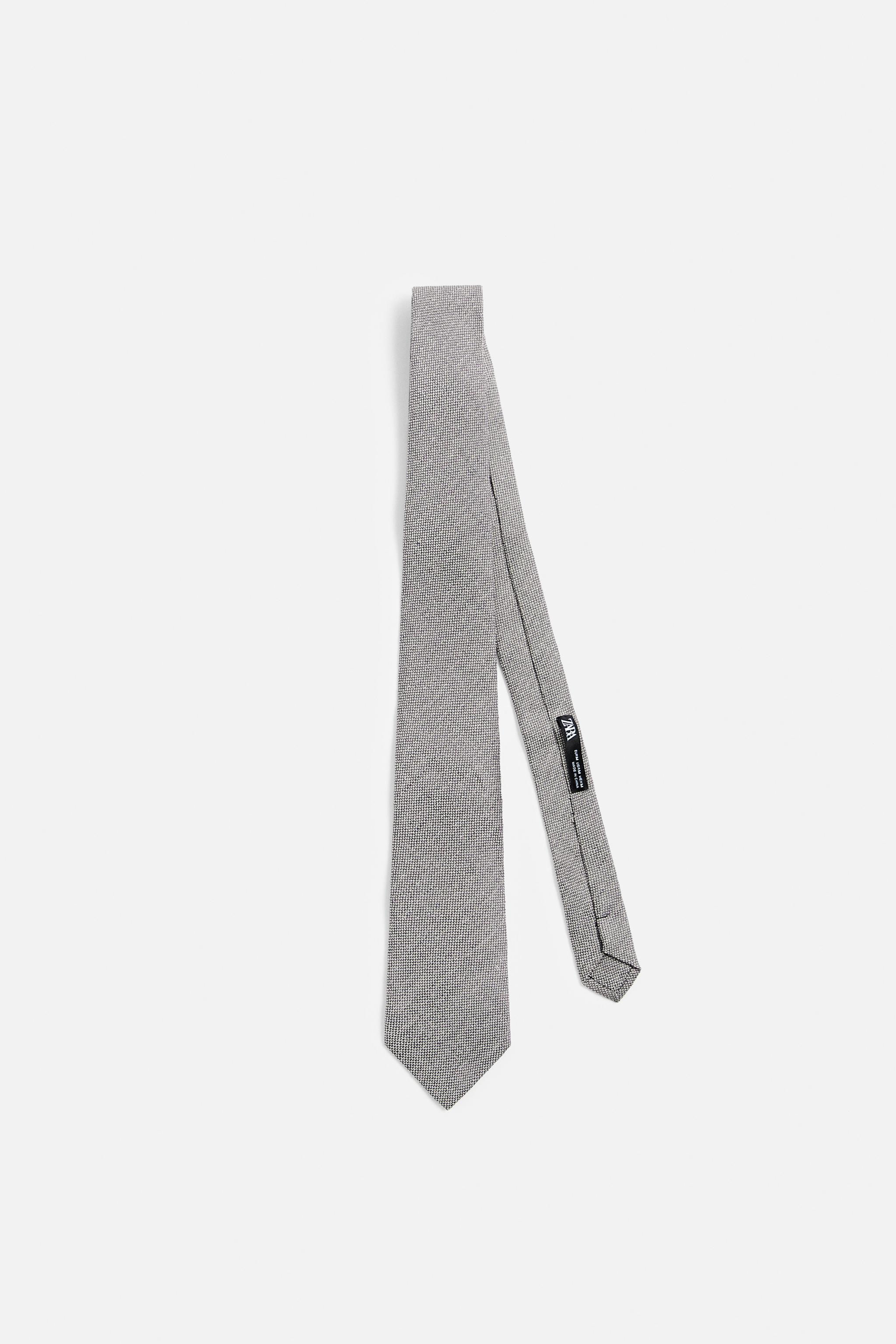 TEXTURED COTTON - LINEN TIE Product Image