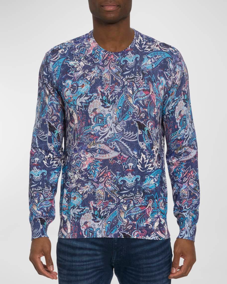 Men's Meier Paisley Knit Crewneck Sweater product image