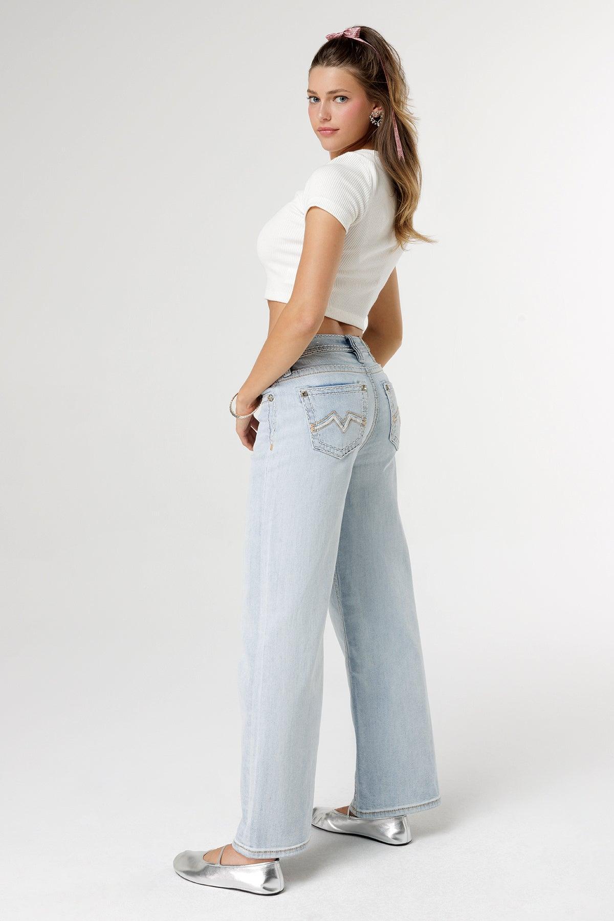 Gradient Everyday Wide Jeans Product Image