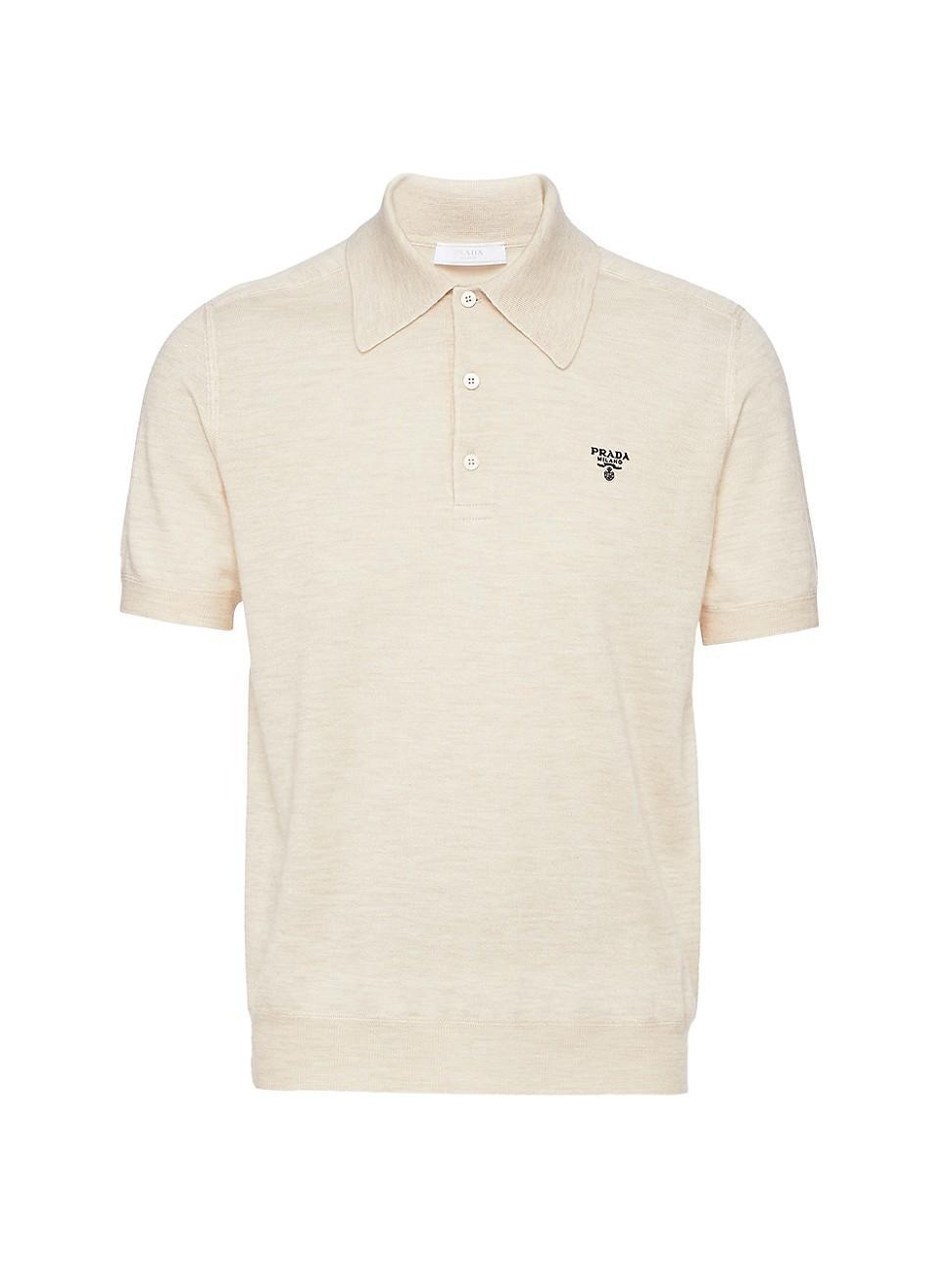 Mens Cashmere Polo Shirt Product Image