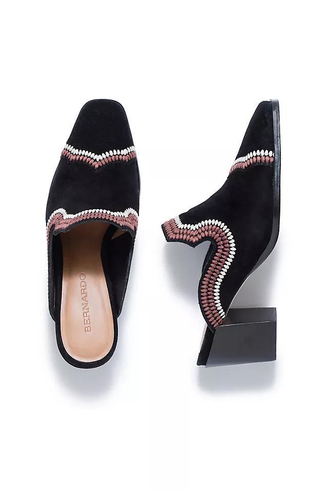 Bernardo Brooklyn Embroidered Mules Product Image