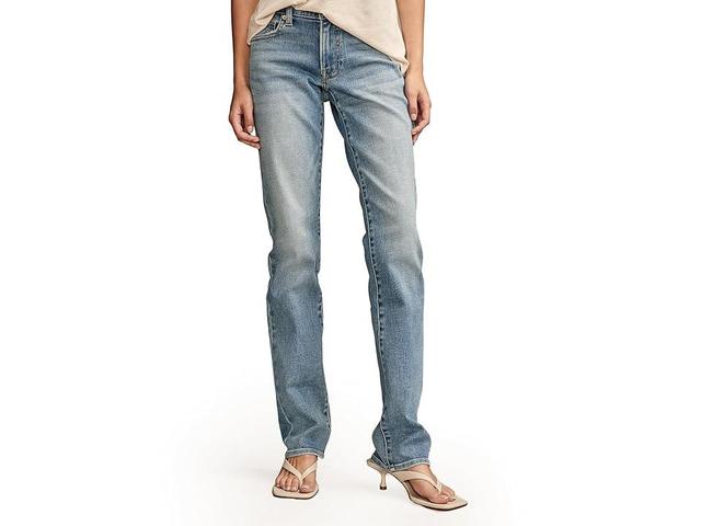 Lucky Brand Womens Mid-Rise Sweet Straight-Leg Jeans Product Image