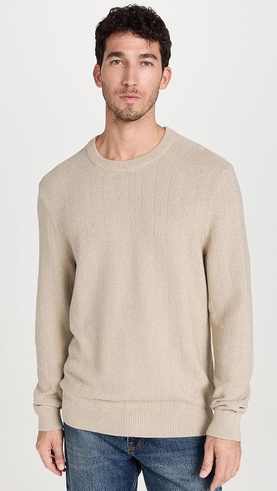 NN07 Pete Herringbone Crewneck Sweater | Shopbop Product Image