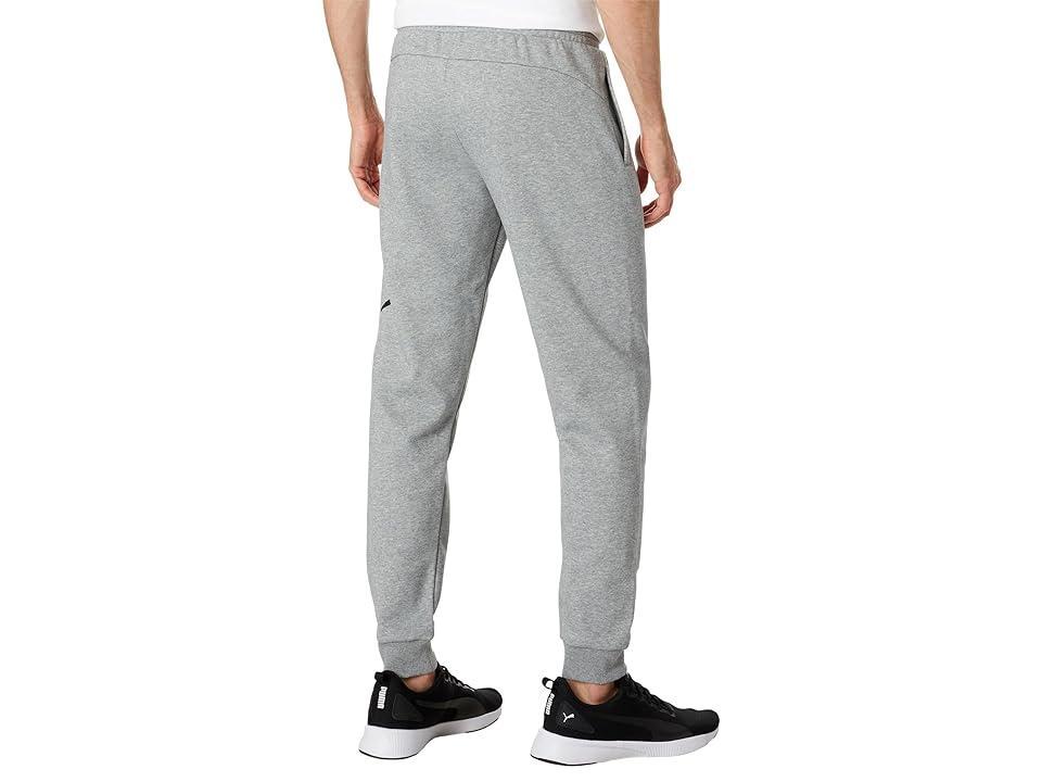 PUMA Essentials+ Logo Lab Holiday Sweatpants (Medium Heather) Men's Clothing Product Image