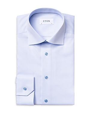 Mens Slim Fit Twill Dress Shirt Product Image