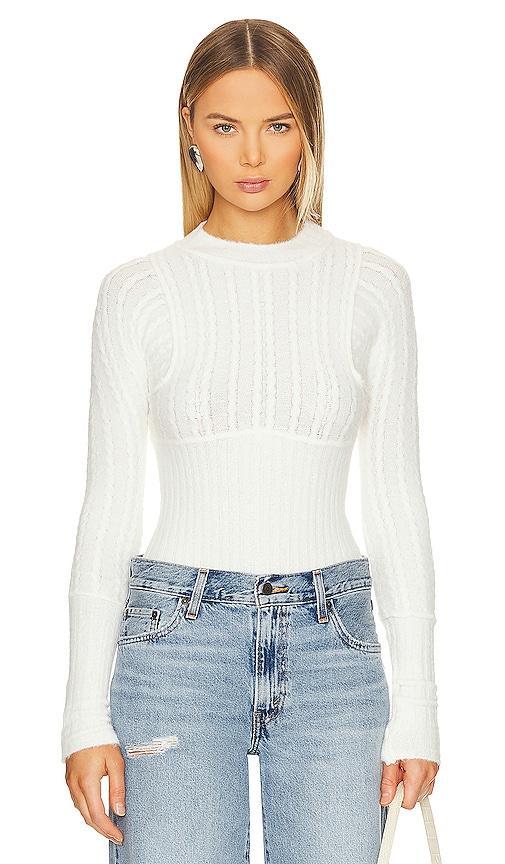 Free People x Intimately FP Keep Me Warm Bodysuit In Coconut Milk Size L, M, XS. Product Image