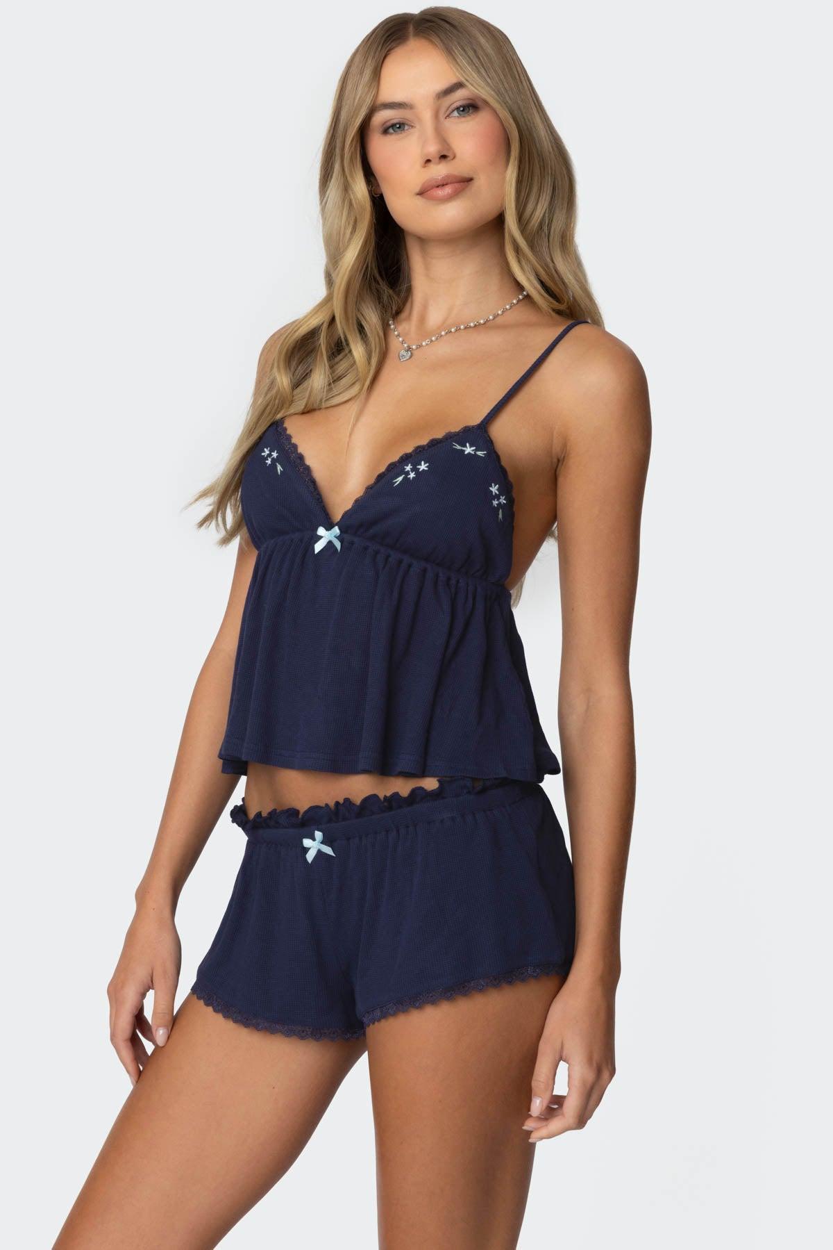 Dream Babydoll Waffle Tank Top Product Image