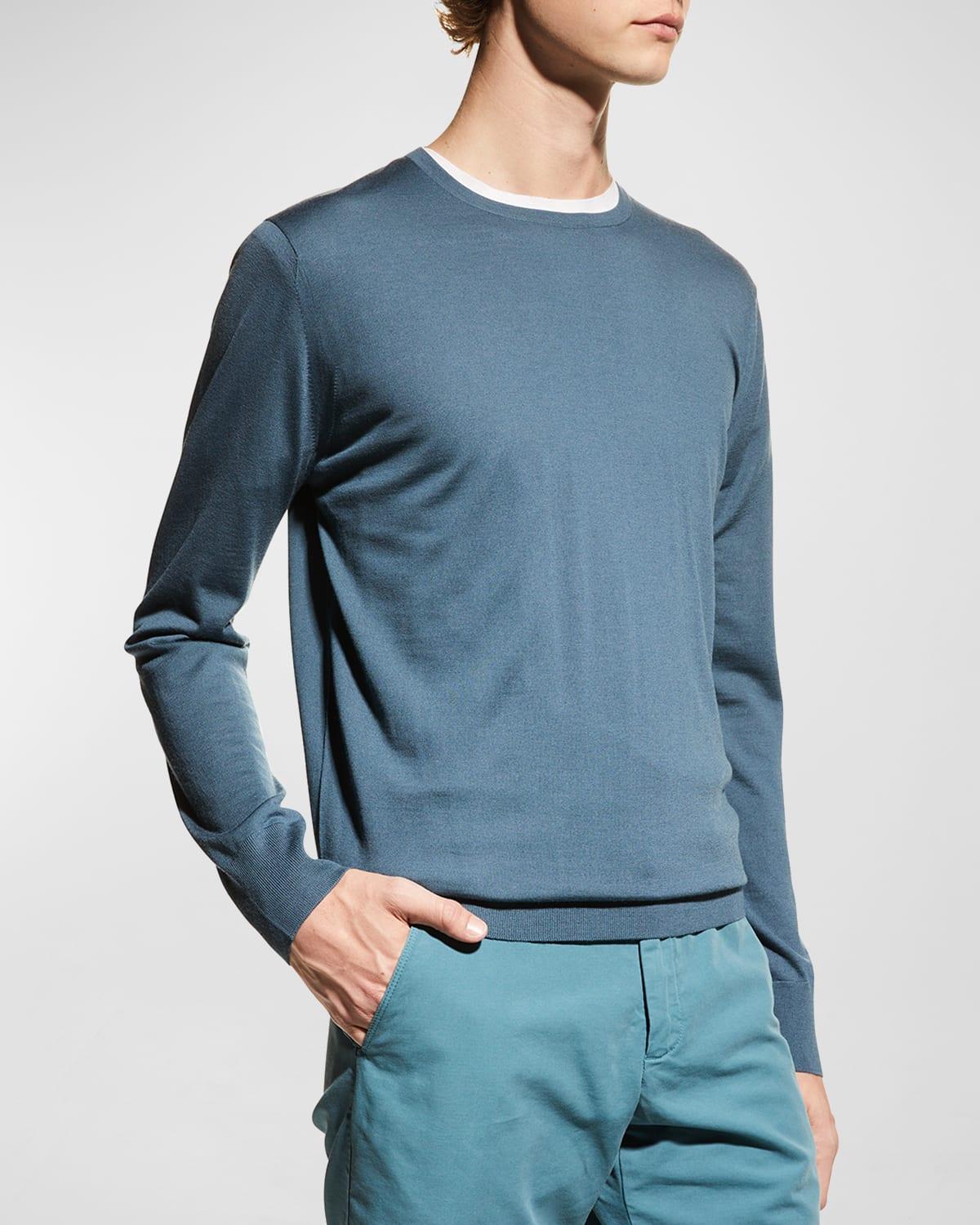 Mens Girocollo Wool Crewneck Sweater Product Image