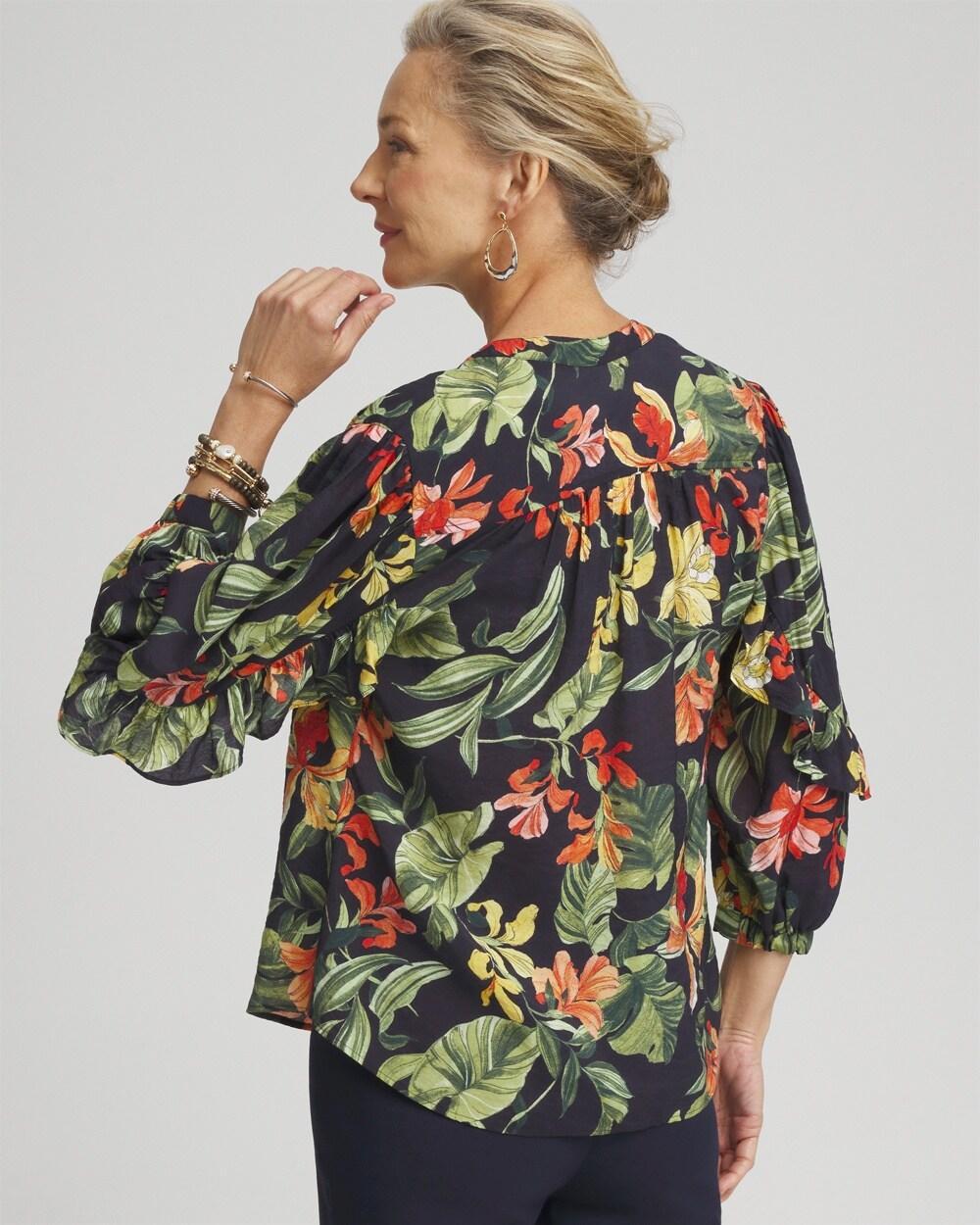 Orchid Ruffle Sleeve Blouse Product Image