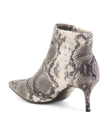 Amstel Stretch Booties for Women | Snakeskin/Textile Product Image