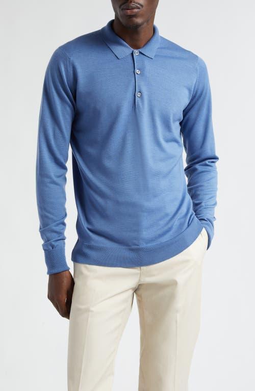 John Smedley Cotswold Wool Polo Sweater Product Image