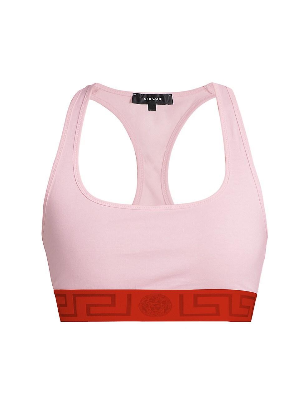 Womens Topeka Logo Jersey Bi-Stretch Cotton Sports Bra Product Image