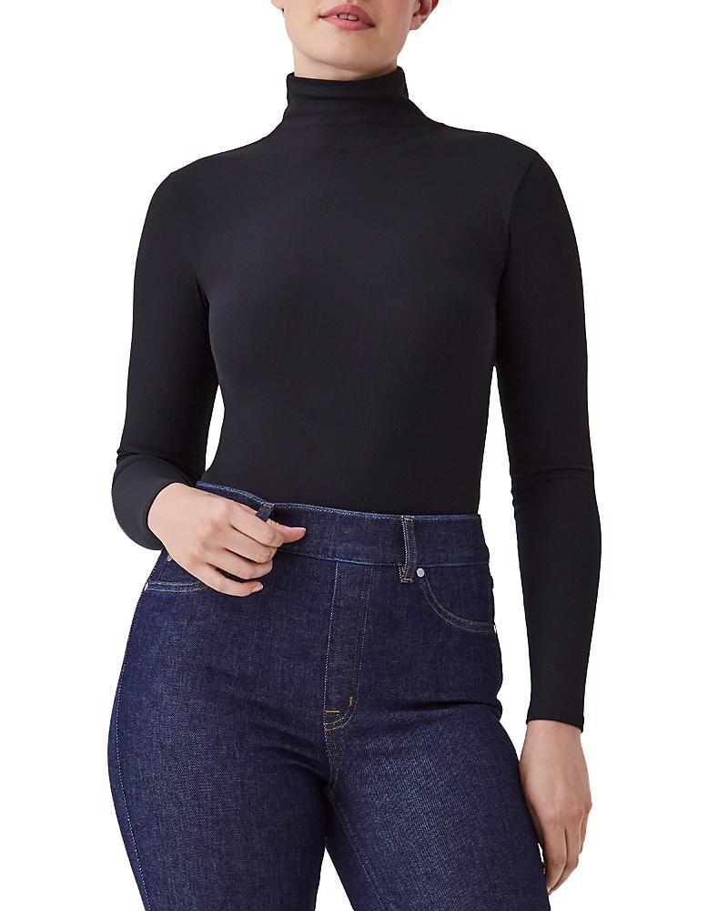 Suit Yourself Ribbed Long-Sleeve Turtleneck Bodysuit Product Image