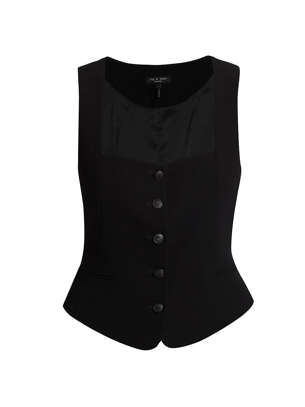 Womens Mariana Crepe Vest Product Image