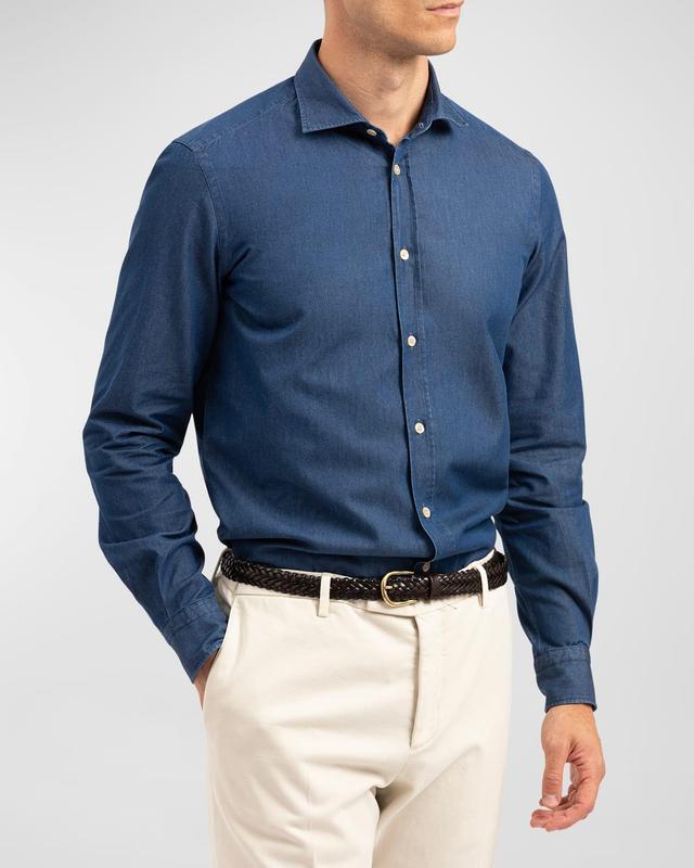 Men's Chambray Sport Shirt Product Image