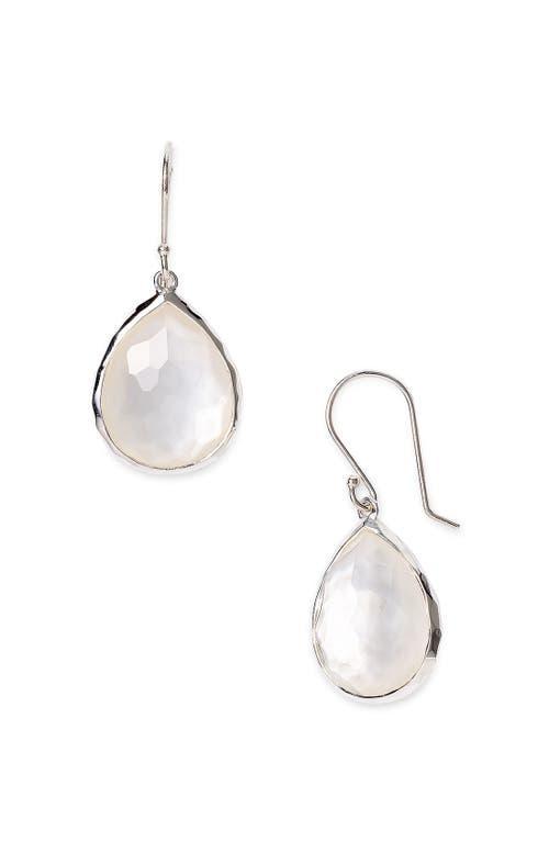 Rock Candy Small Sterling Silver & Doublet Teardrop Earrings Product Image