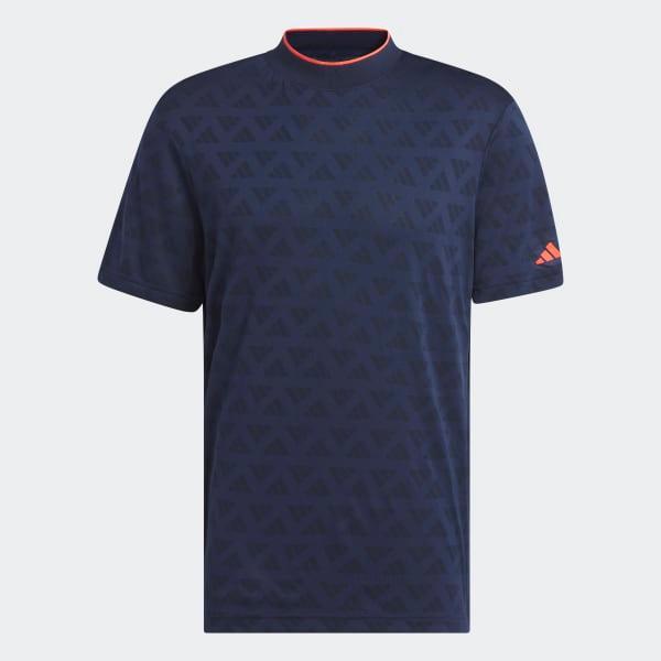 Adi Jacquard Mock Polo Shirt Product Image