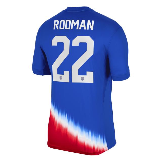 Trinity Rodman USWNT 2024 Stadium Away Nike Men's Dri-FIT Soccer Jersey Product Image