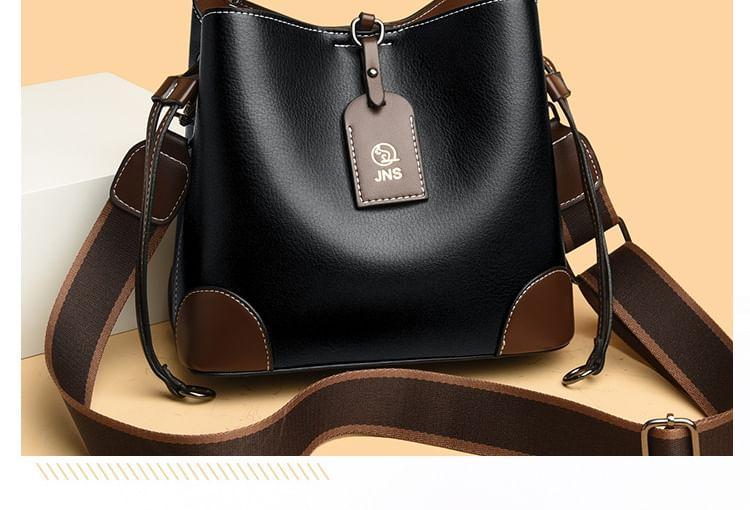 Faux Leather Bucket Bag Product Image