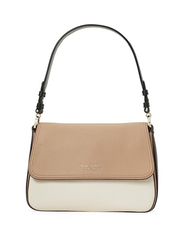 kate spade new york Colorblock Pebble Leather Medium Convertible Shoulder Bag Product Image