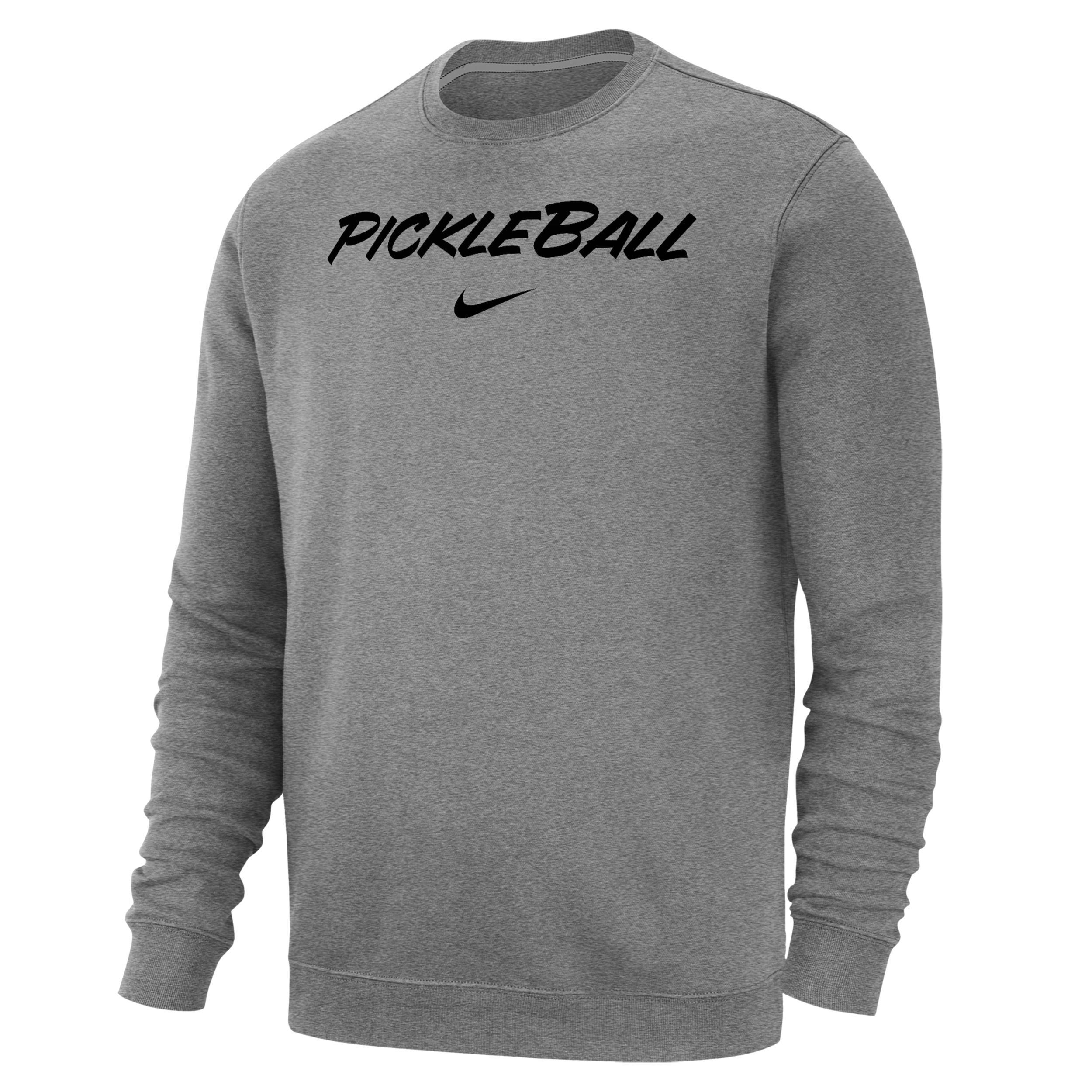 Nike Mens Club Fleece Pickleball Crew-Neck Pullover Top Product Image