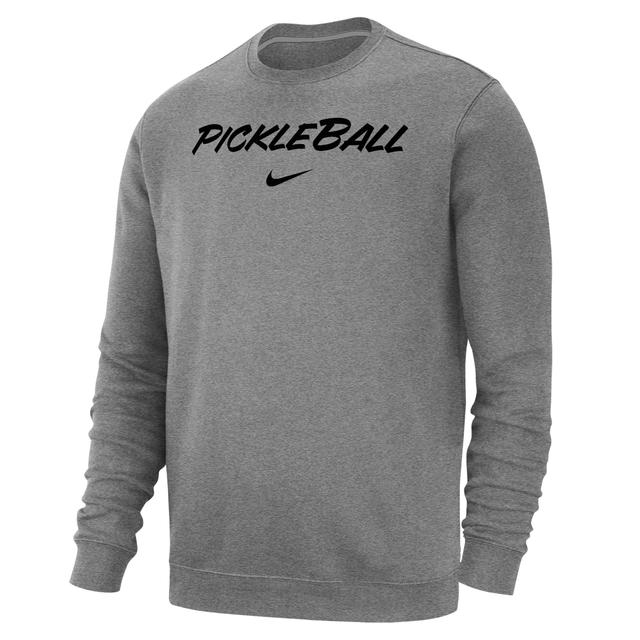 Nike Mens Club Fleece Pickleball Crew-Neck Pullover Top Product Image