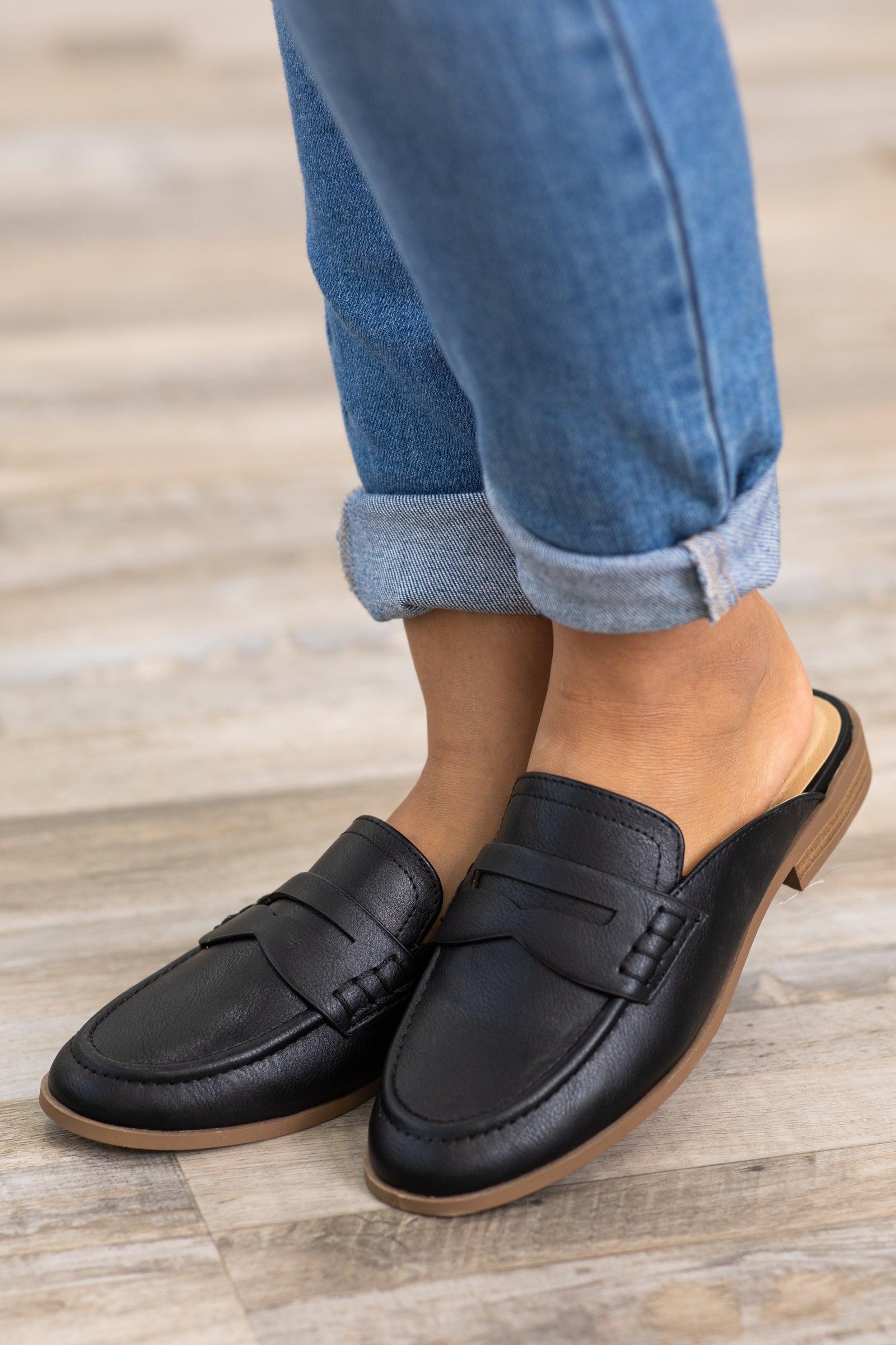 Black Slip On Loafers product image