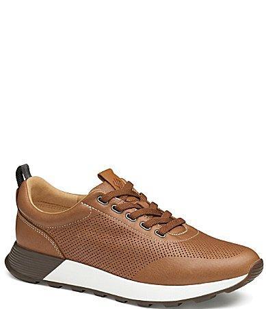 Johnston  Murphy Mens Kinnon Perforated Leather Slip Product Image