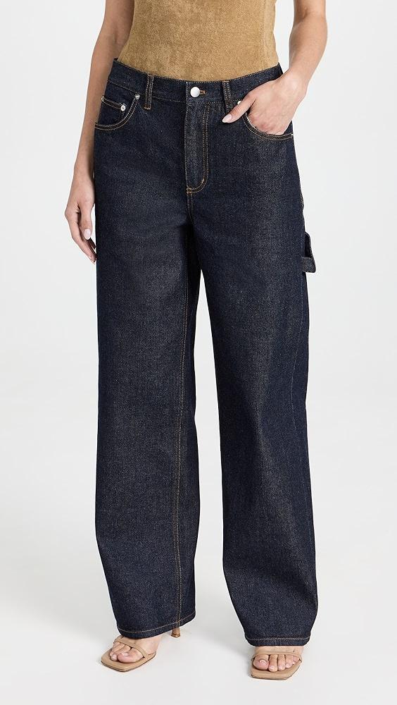 Tibi Slouchy Carpenter Jeans | Shopbop product image