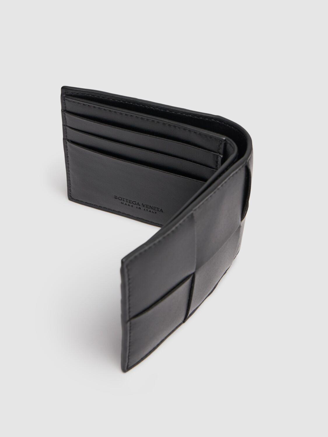 BOTTEGA VENETA Black Cassette Bi-fold Wallet Product Image