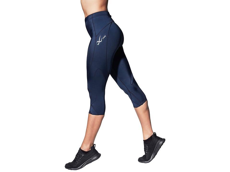 CW-X Stabilyx Joint Support 3/4 Compression Tights (True ) Women's Workout Product Image