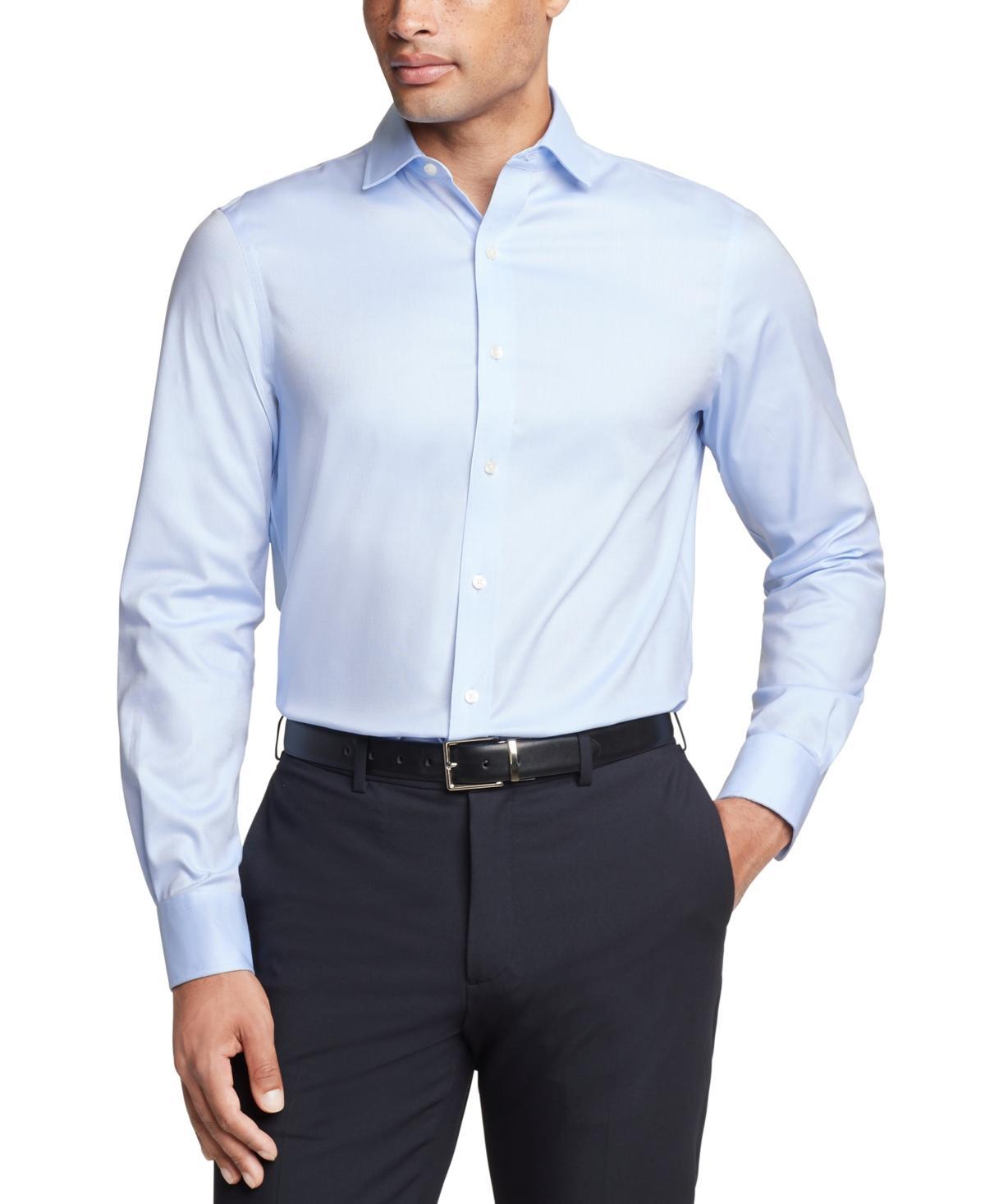 Tommy Hilfiger Mens Th Flex Essentials Wrinkle Free Stretch Dress Shirt Product Image