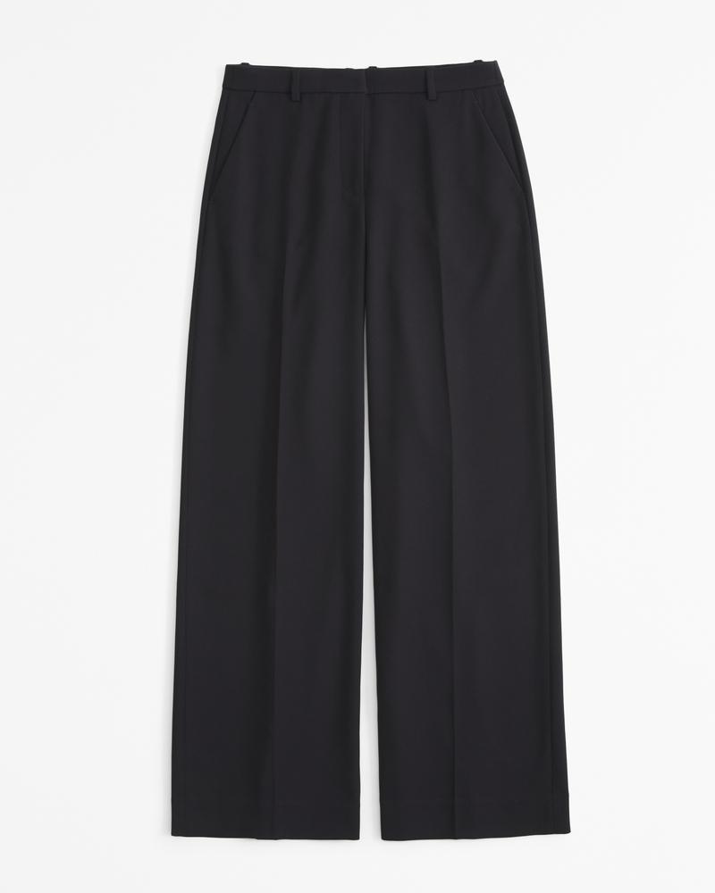 Low Rise Tailored Wide Leg Pant Product Image