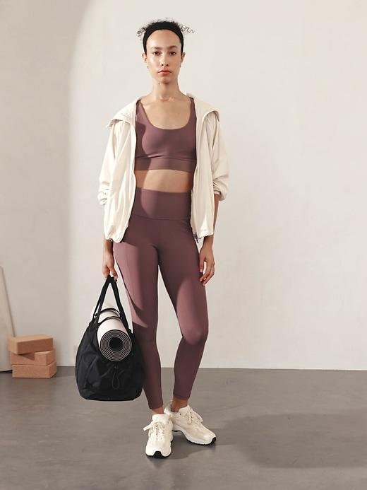 Salutation Stash High Rise Rib Mix Legging Product Image