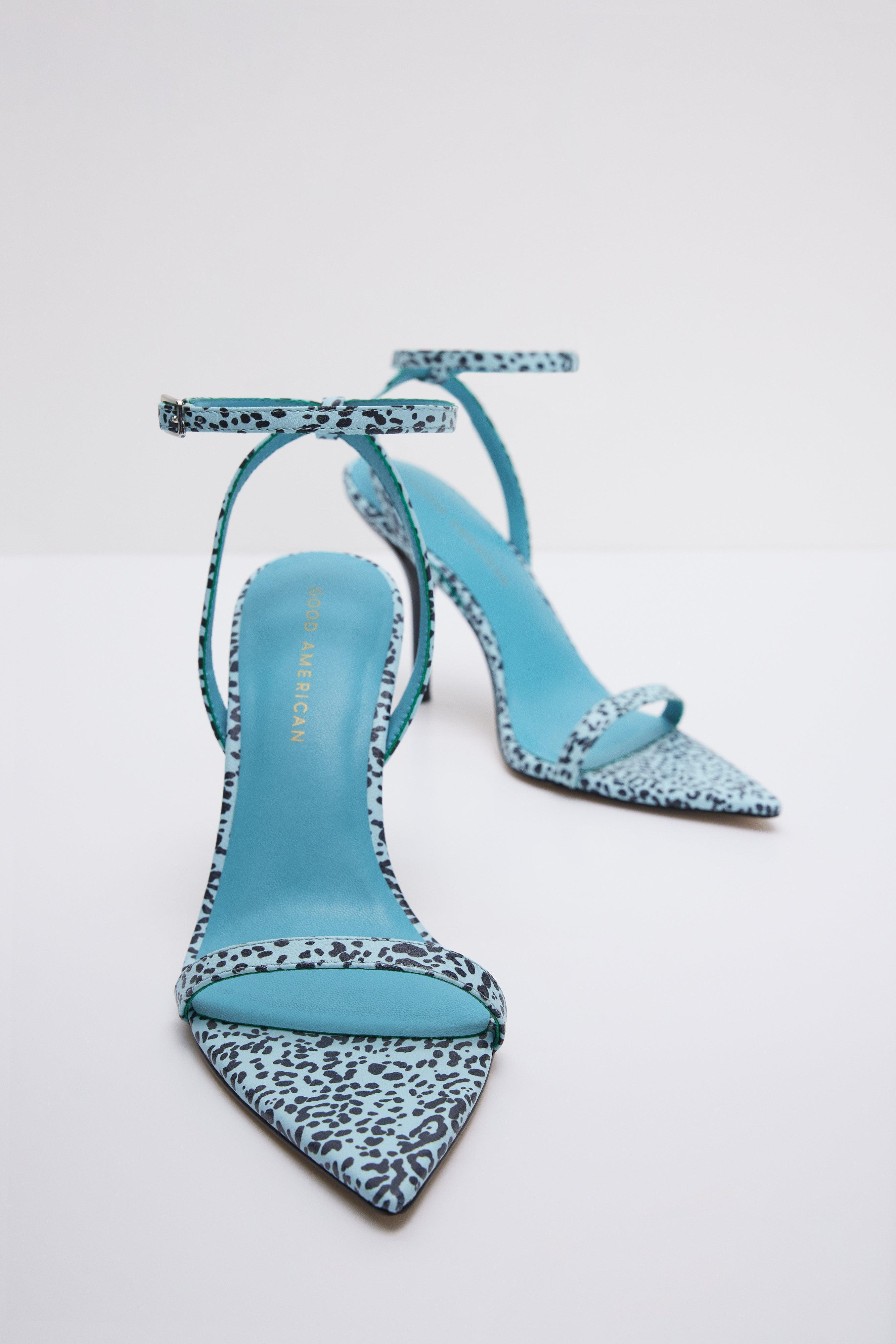 STRAPPY HEELS | BLUE LEOPARD003 Product Image