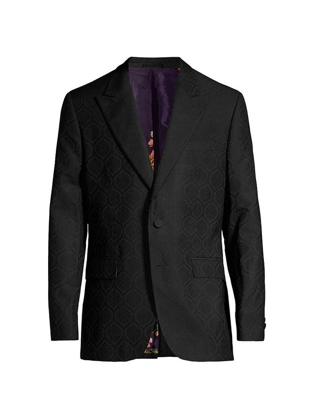 Mens Medallion Wool-Blend Sport Jacket Product Image