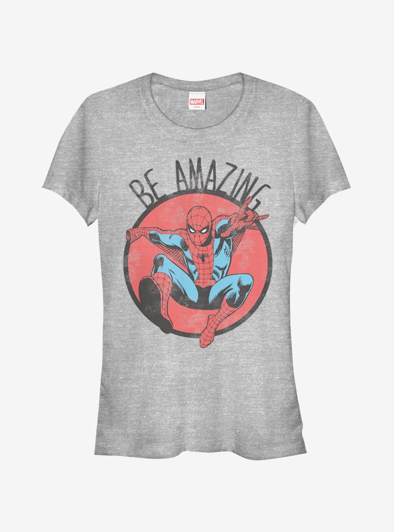 Marvel Spider-Man Be Amazing Girls T-Shirt Product Image