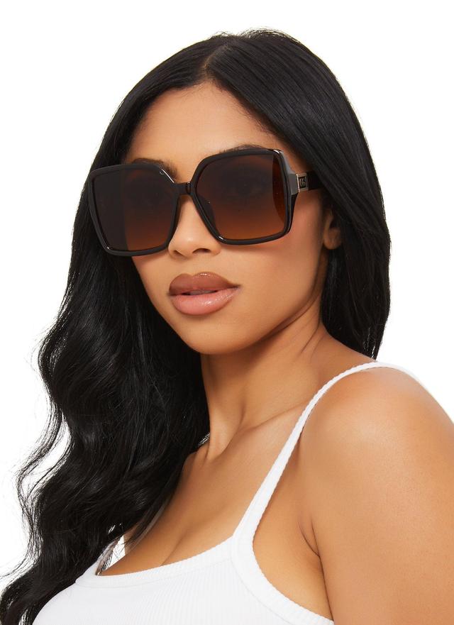 Square Frame Sunglasses Female Product Image