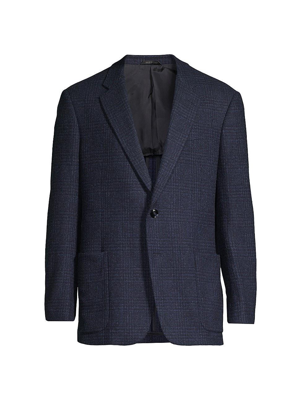 Mens Textured Wool-Blend Sport Coat Product Image