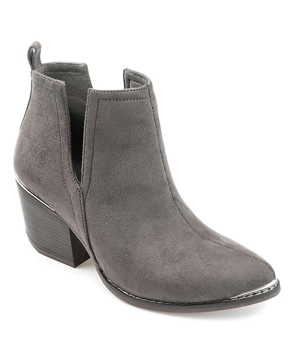 Journee Collection Issla Womens Ankle Boots Med Grey Product Image