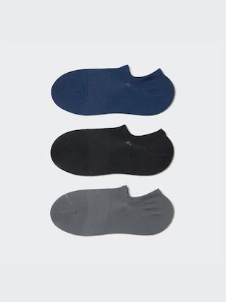 Womens Mesh Footsies (3 Pairs) Navy US W 7.5-10 UNIQLO US Product Image