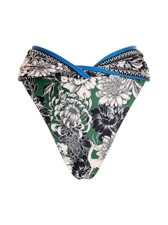 Womens Lily Wats High-Rise Bikini Bottoms Product Image