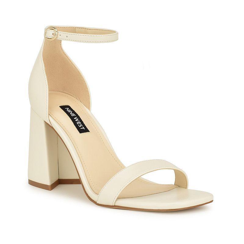 Nine West Womens Ilea Block Heel Square Toe Dress Sandals Product Image