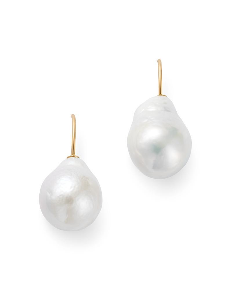 Bloomingdale's Cultured Freshwater Pearl Drop Earrings in 14K Yellow Gold - 100% Exclusive - Female Product Image