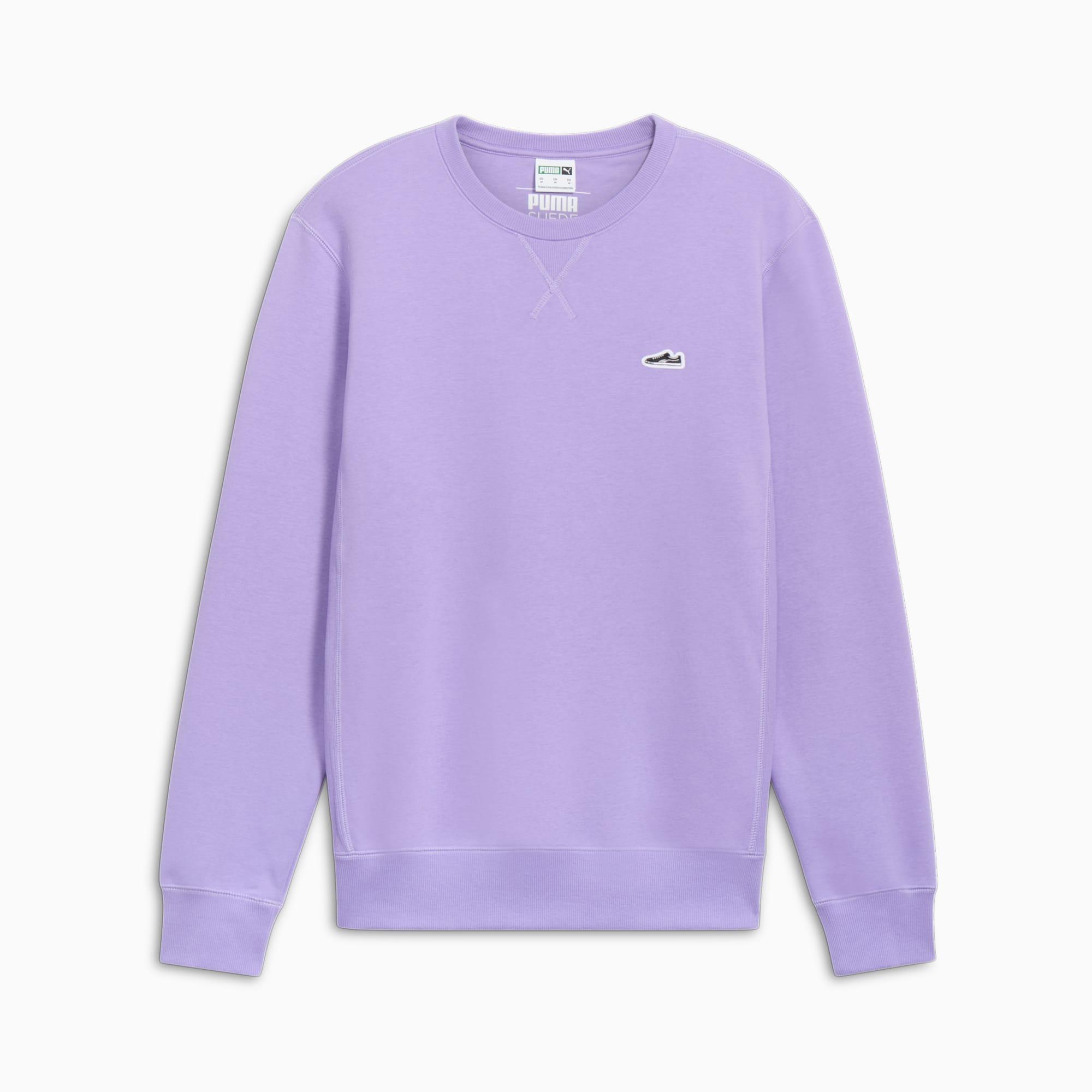 Suede Logo Men's Long Sleeve Tee Product Image