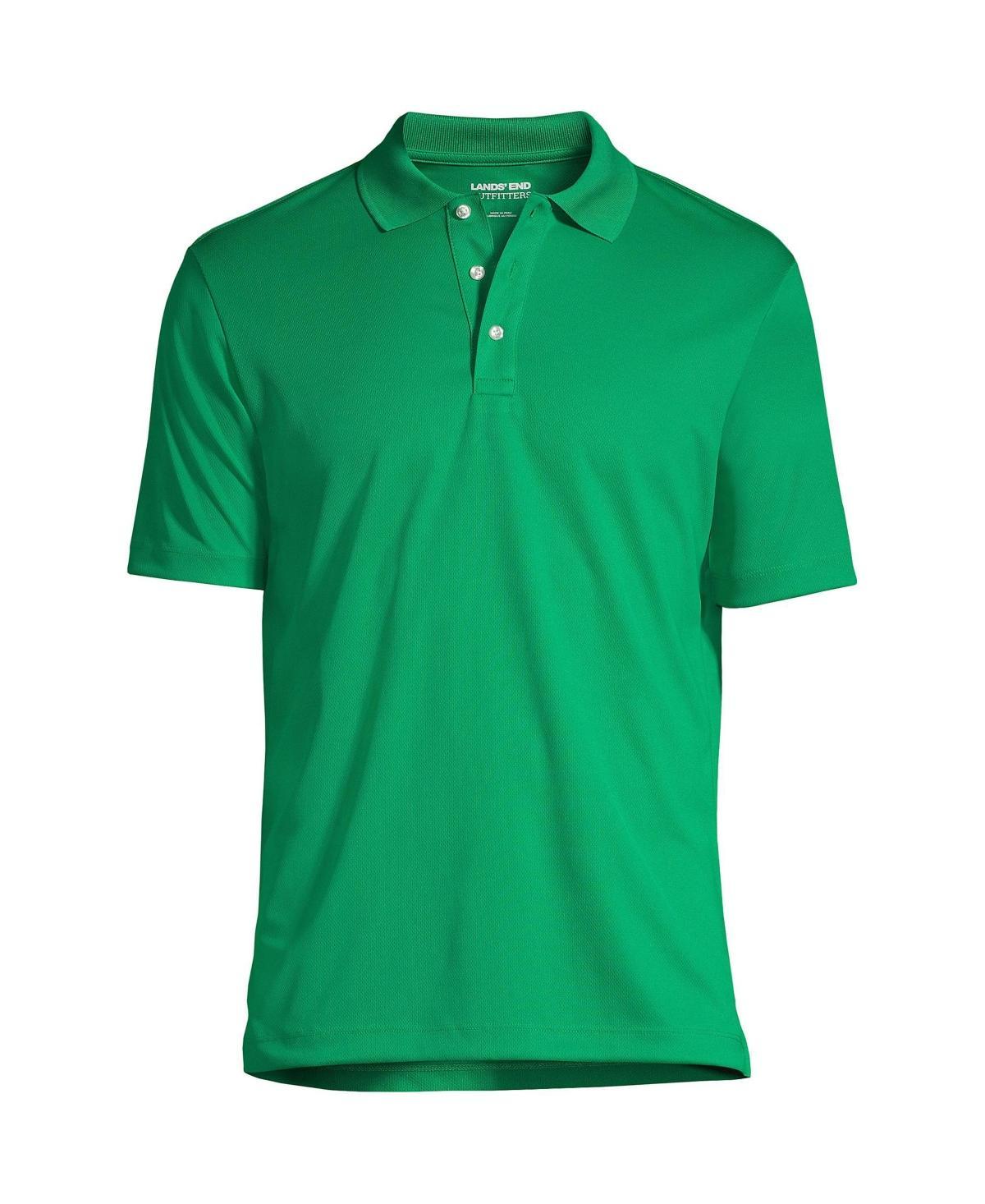 Lands End Mens Short Sleeve Solid Active Polo Shirt Product Image